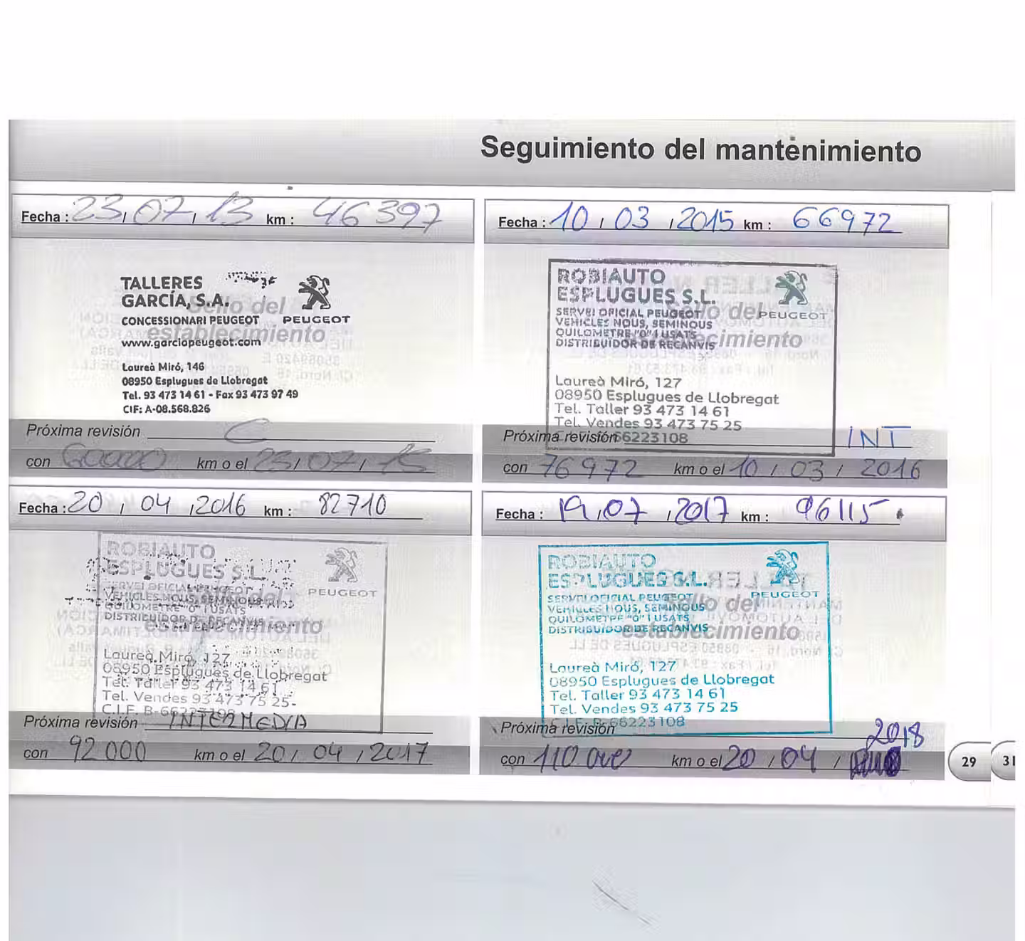 Mantenimiento