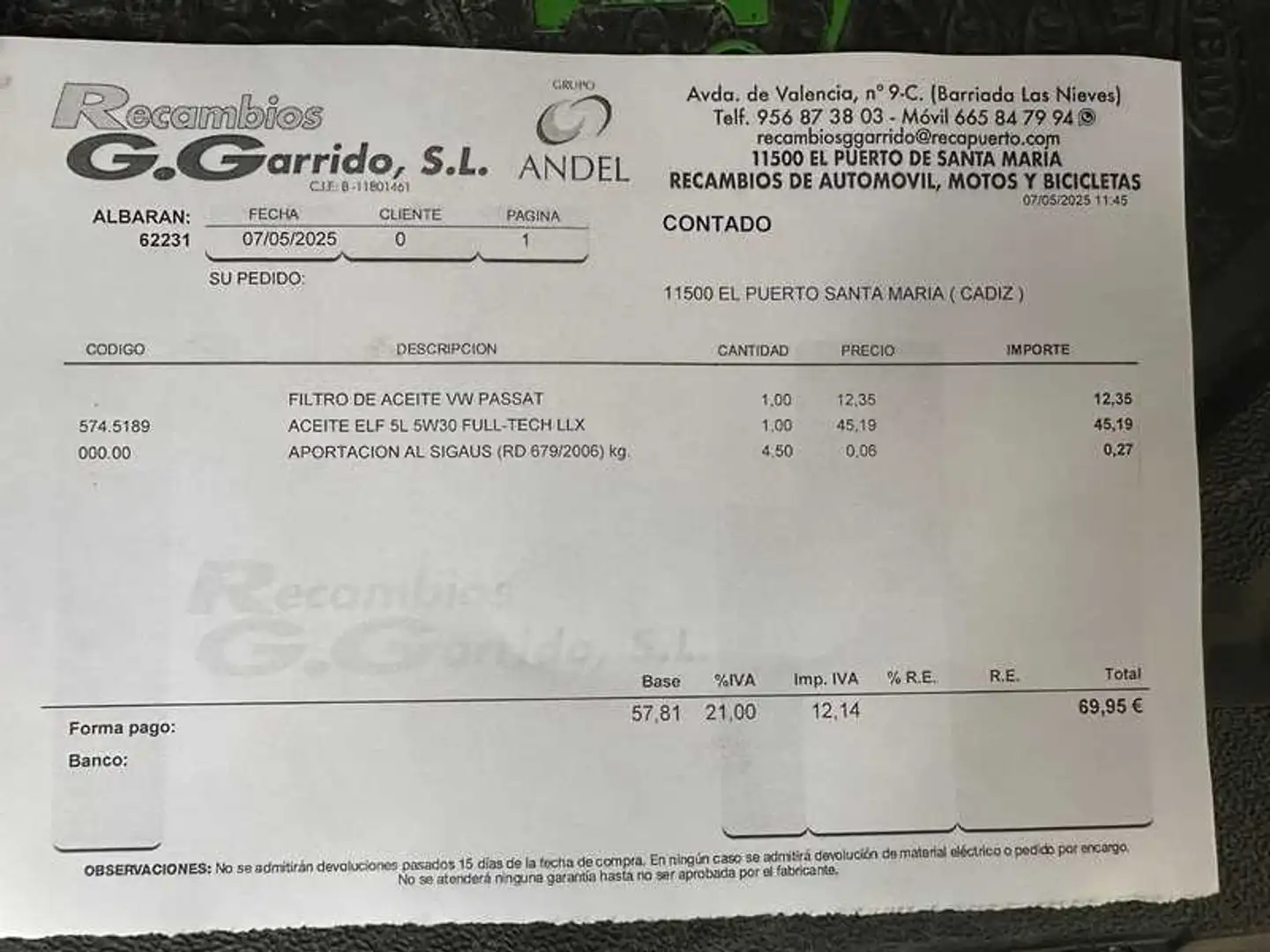 Mantenimiento