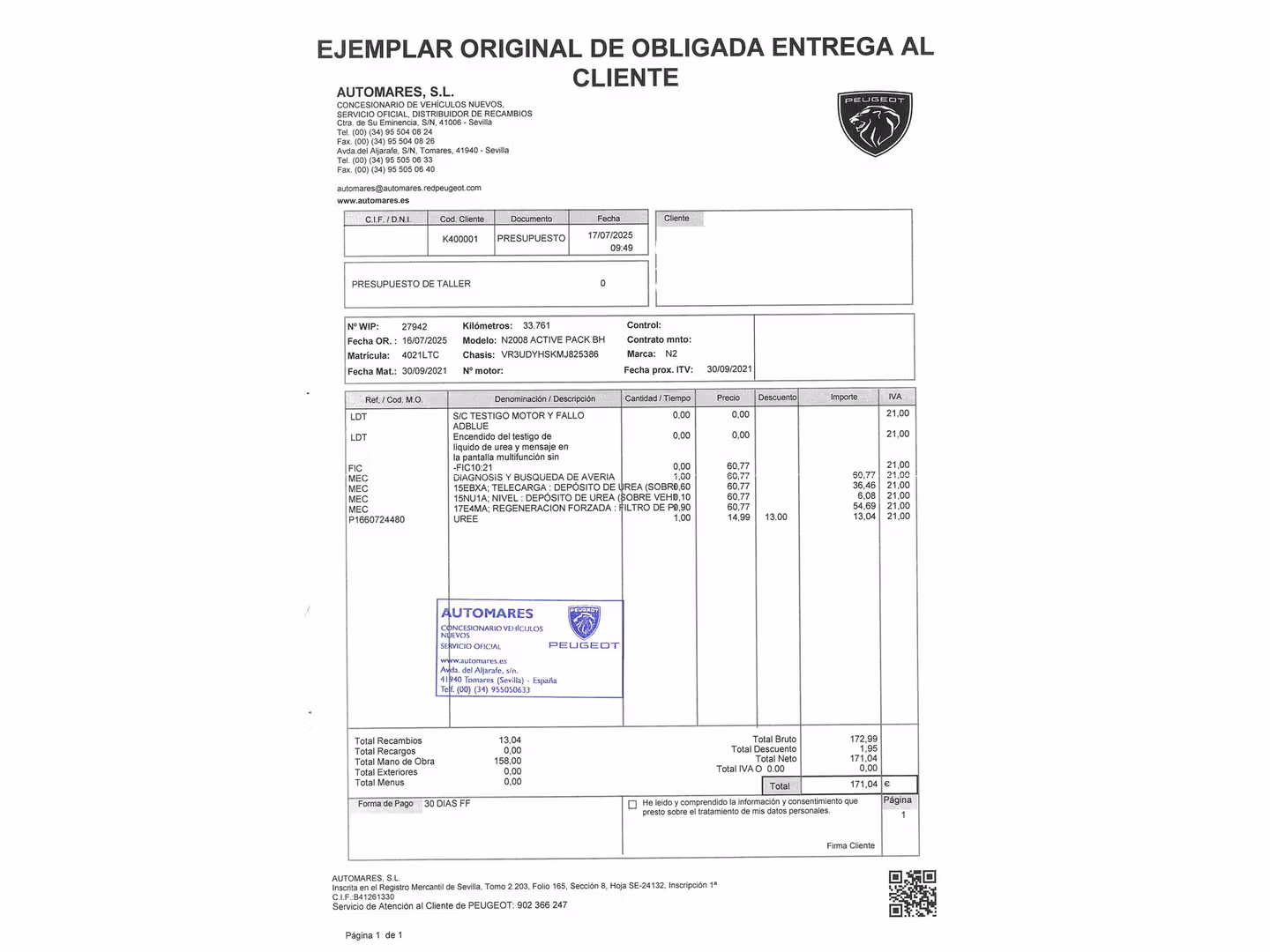 Mantenimiento