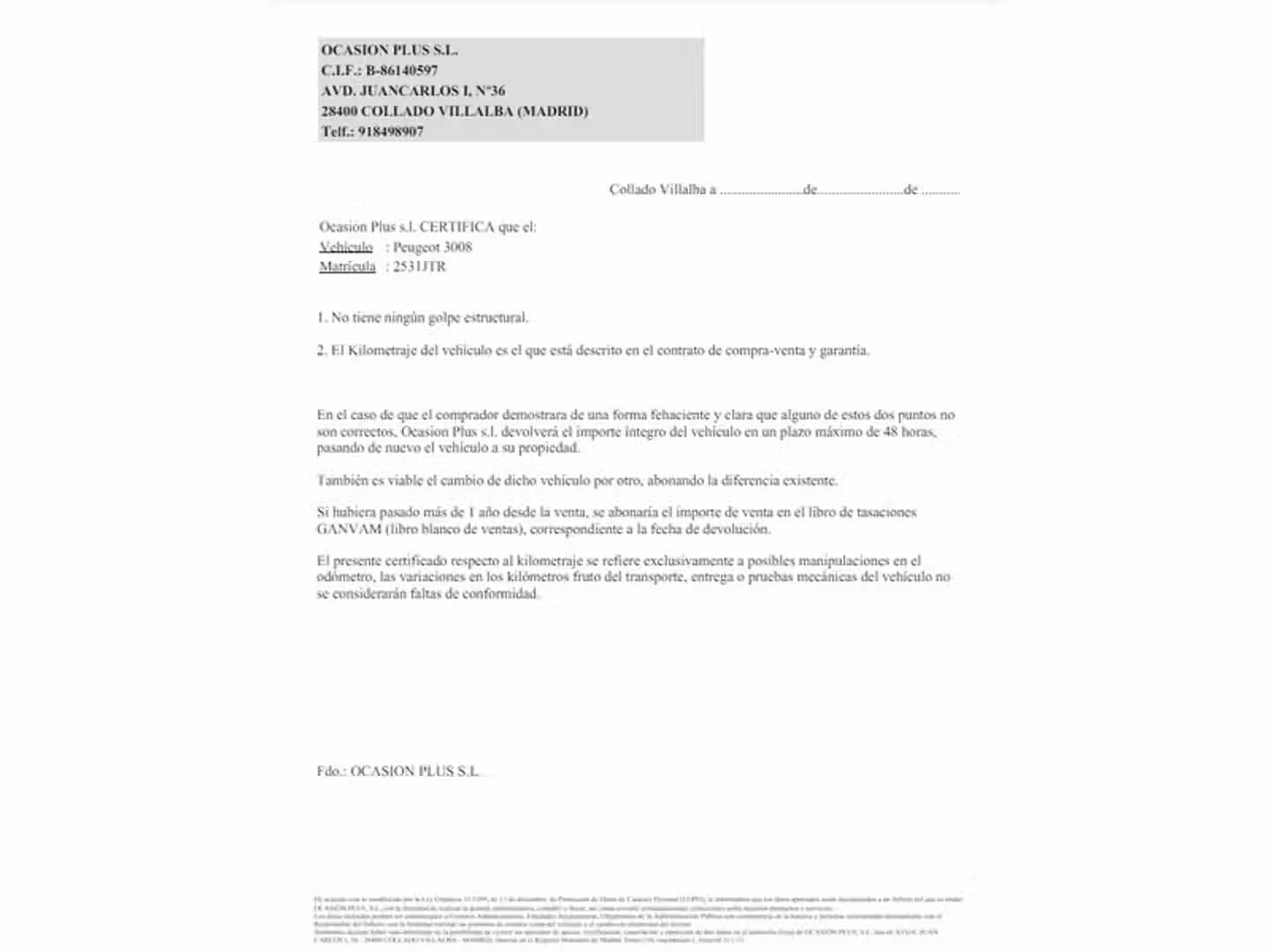 Certificado