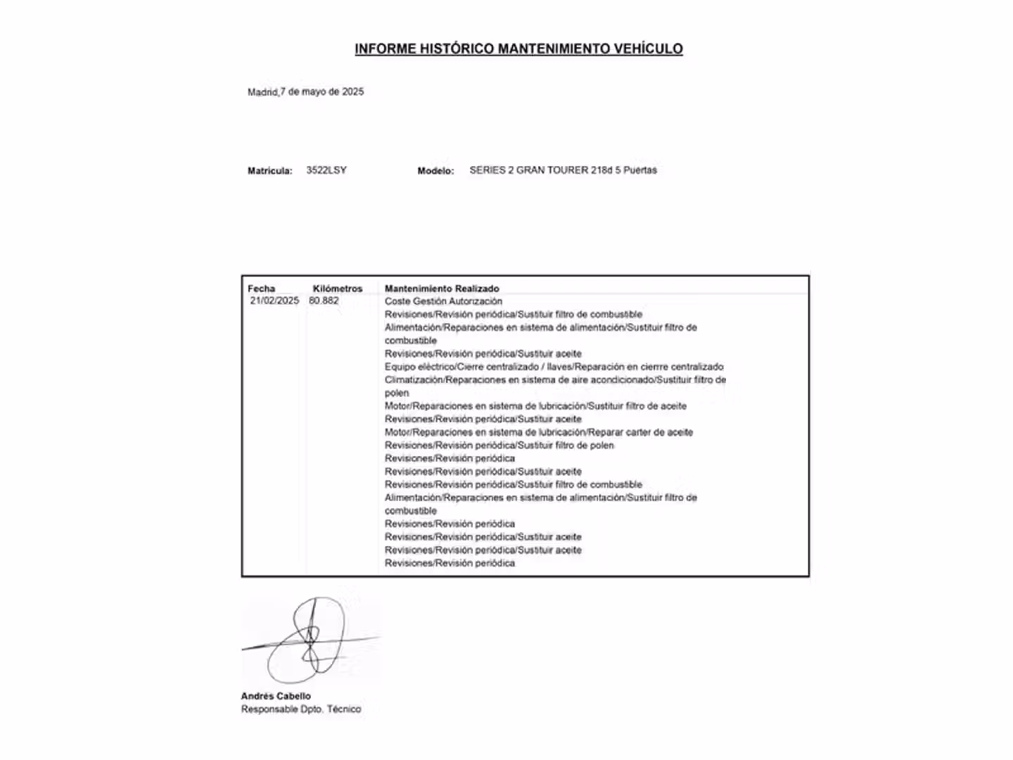 Mantenimiento