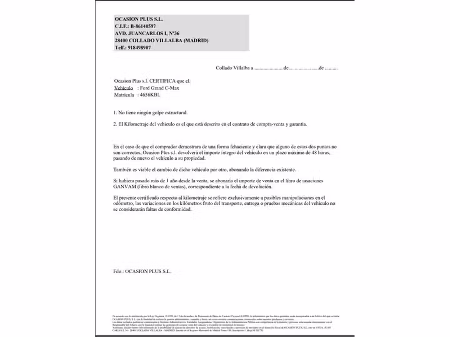 Certificado