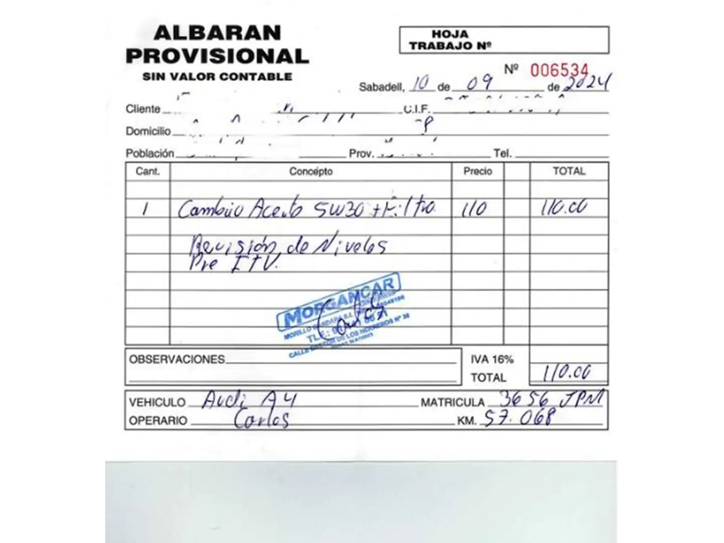 Mantenimiento