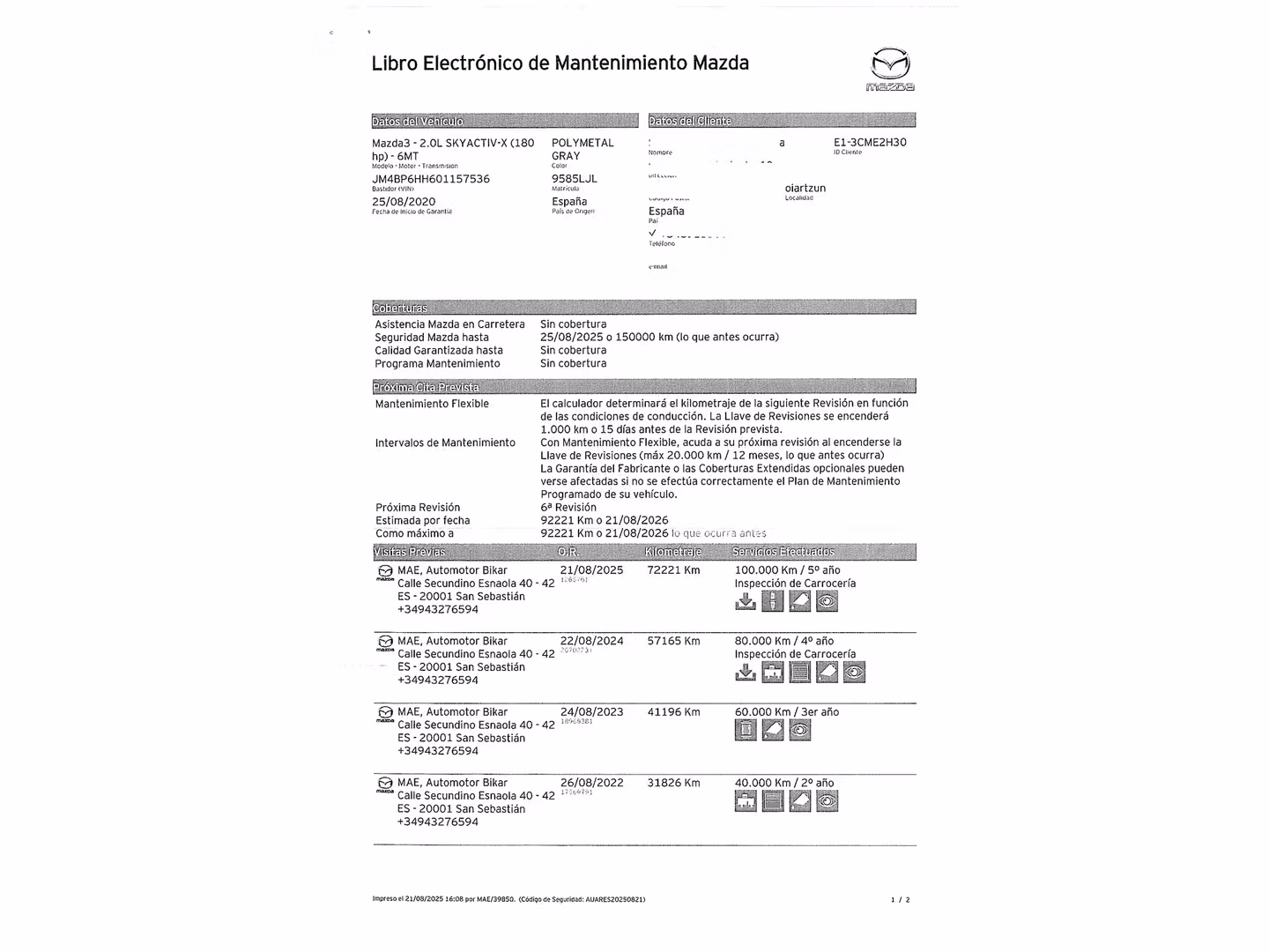 Mantenimiento
