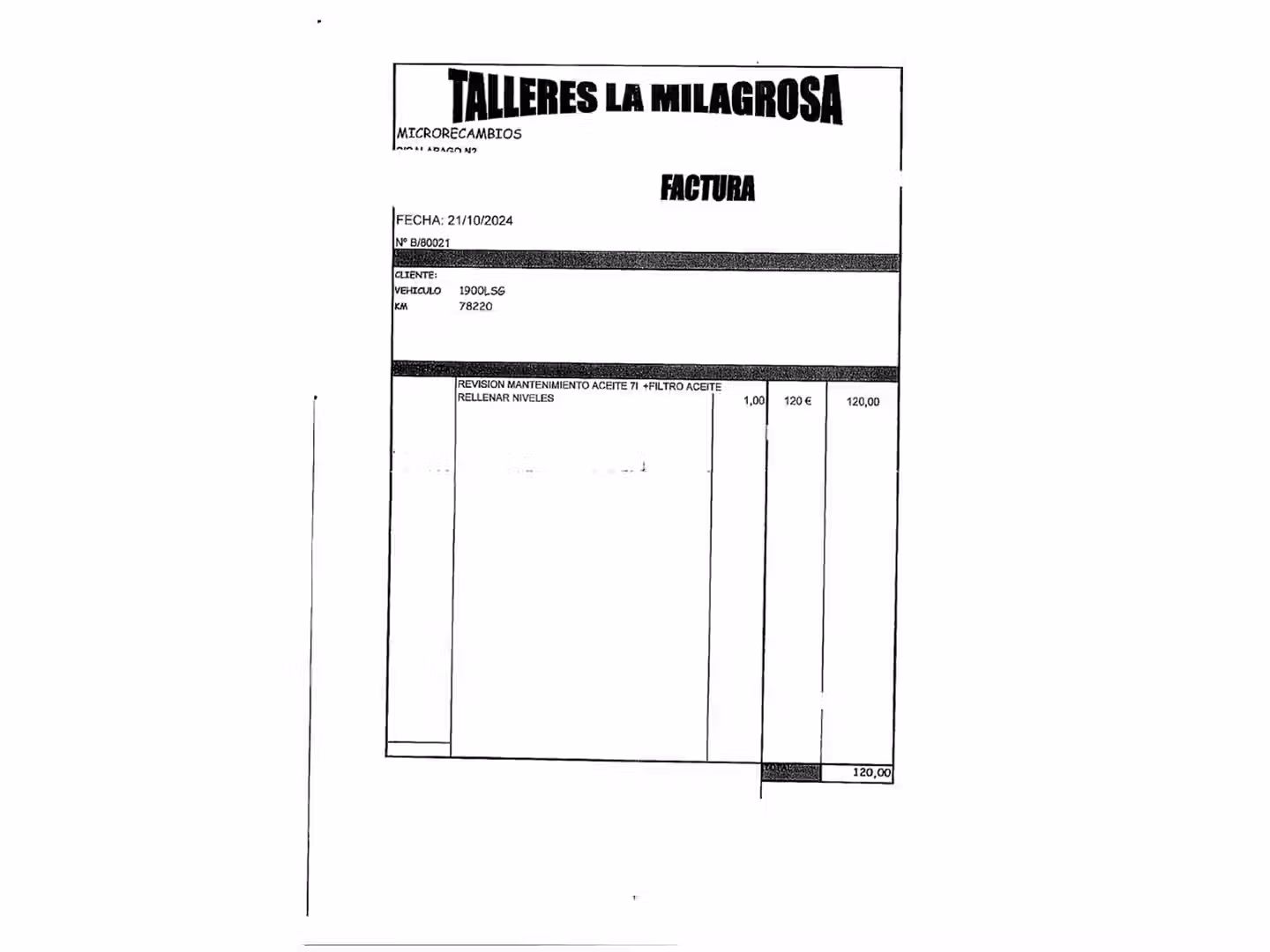 Mantenimiento