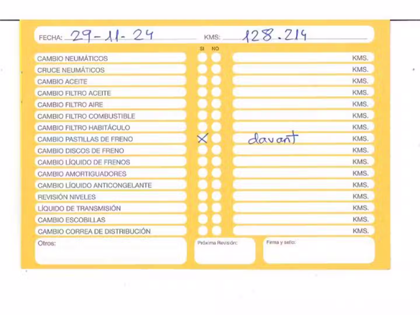 Mantenimiento
