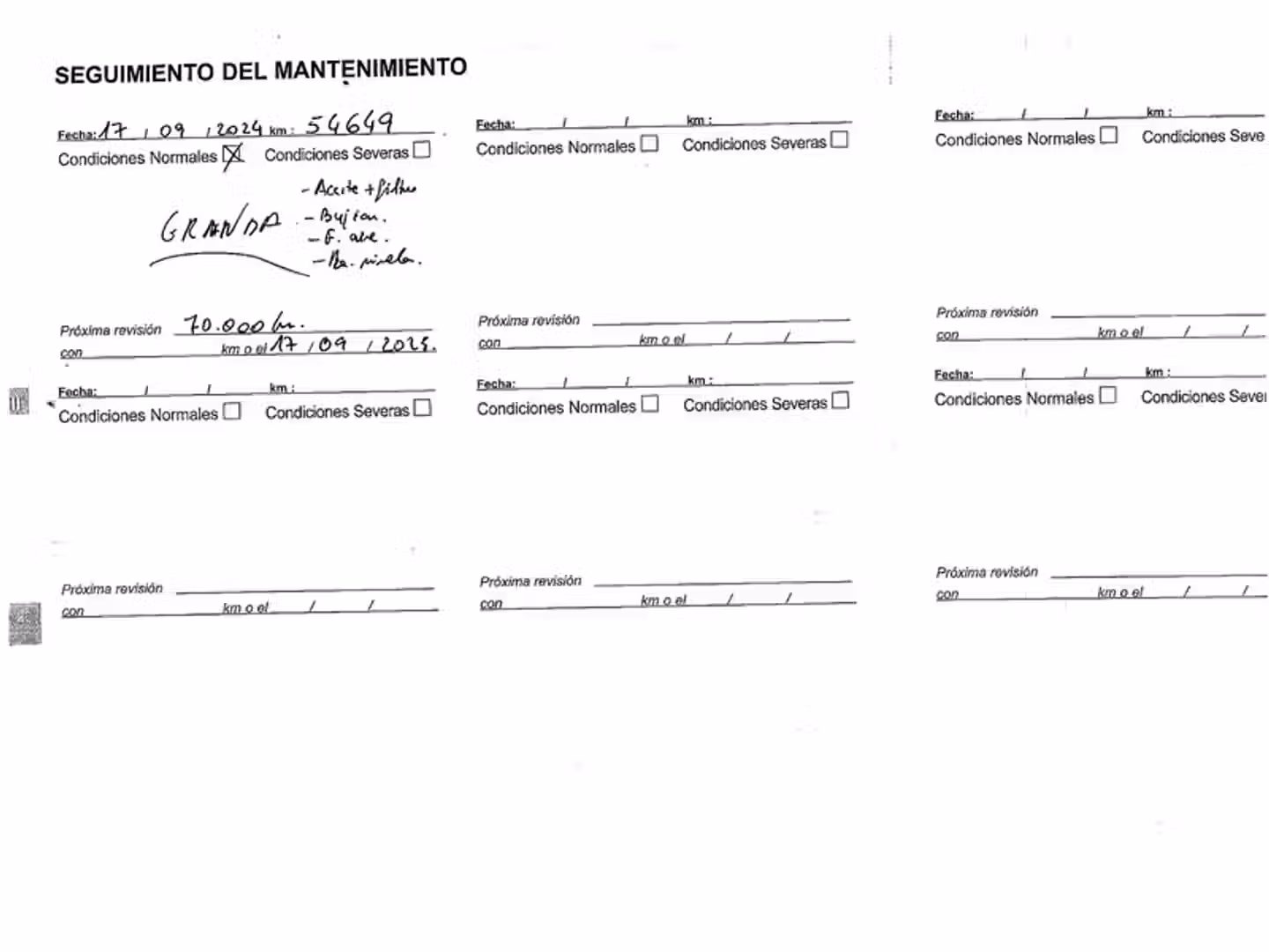 Mantenimiento