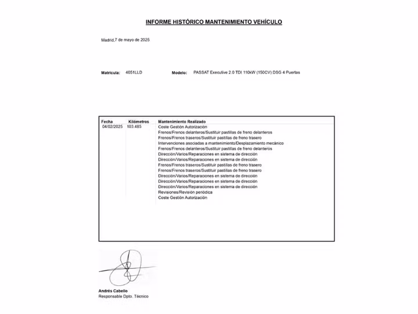 Mantenimiento