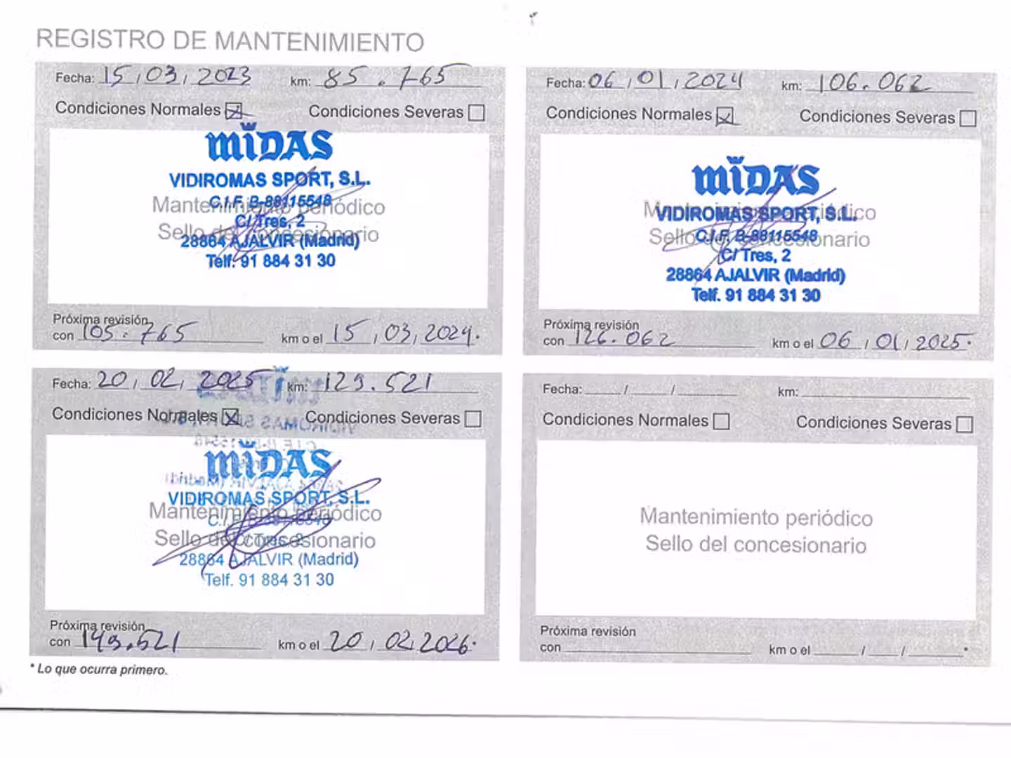 Mantenimiento