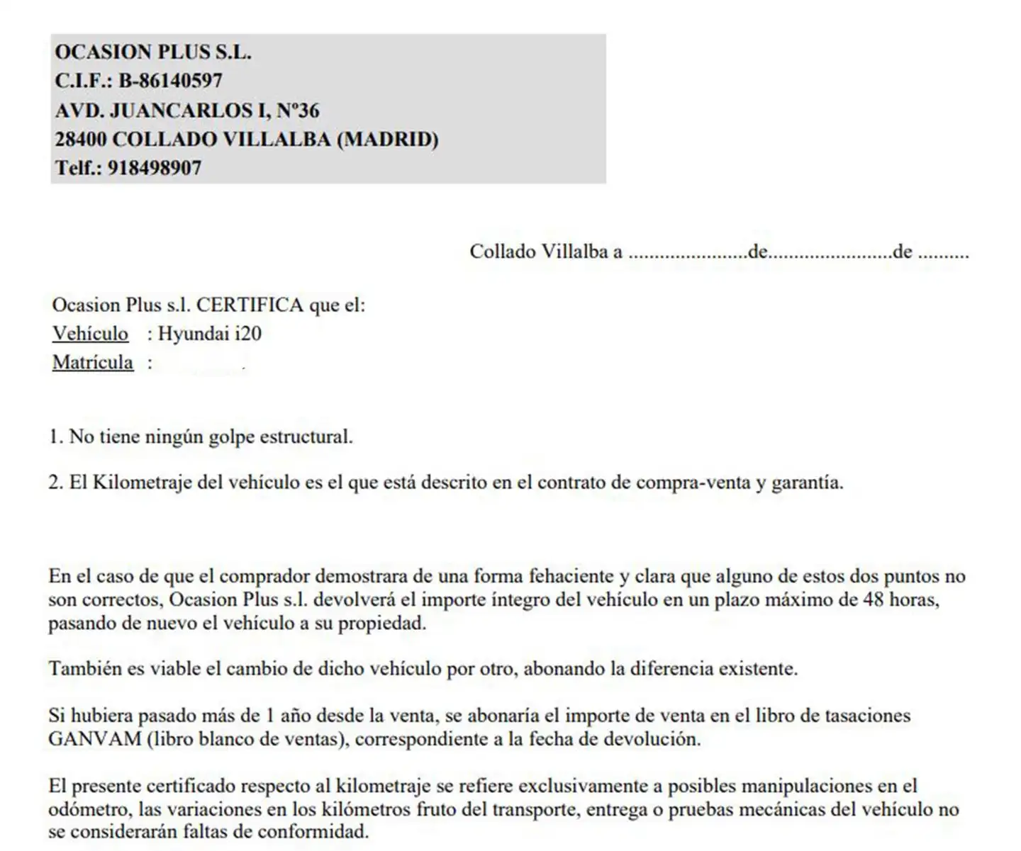 Certificado