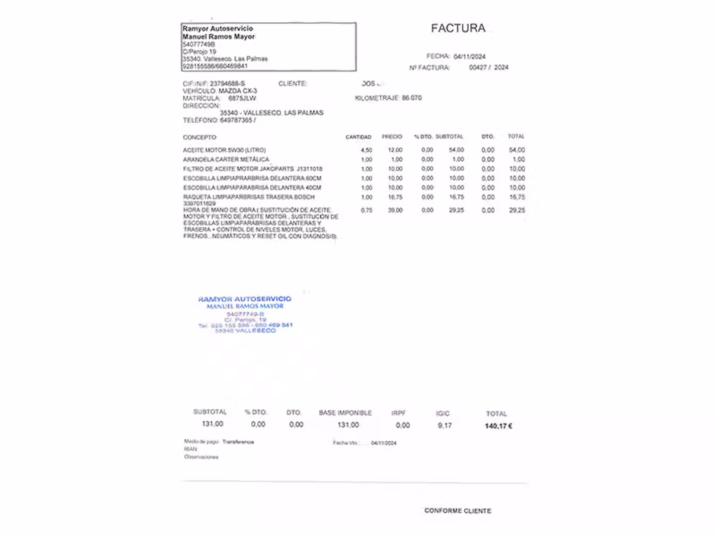 Mantenimiento