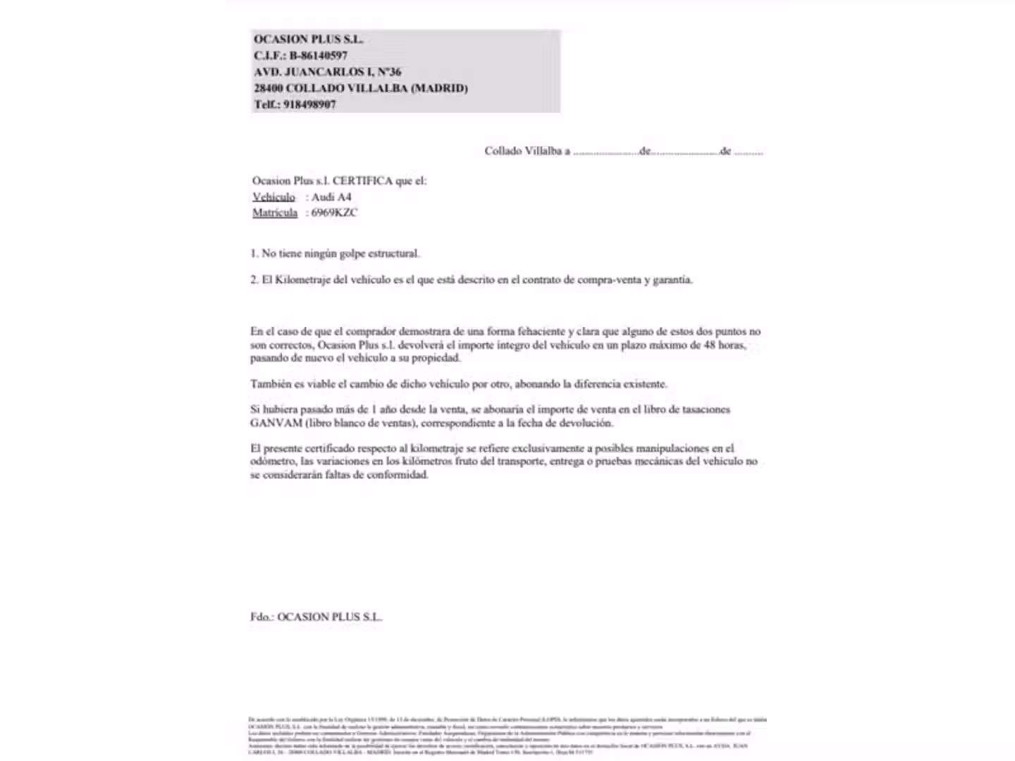 Certificado