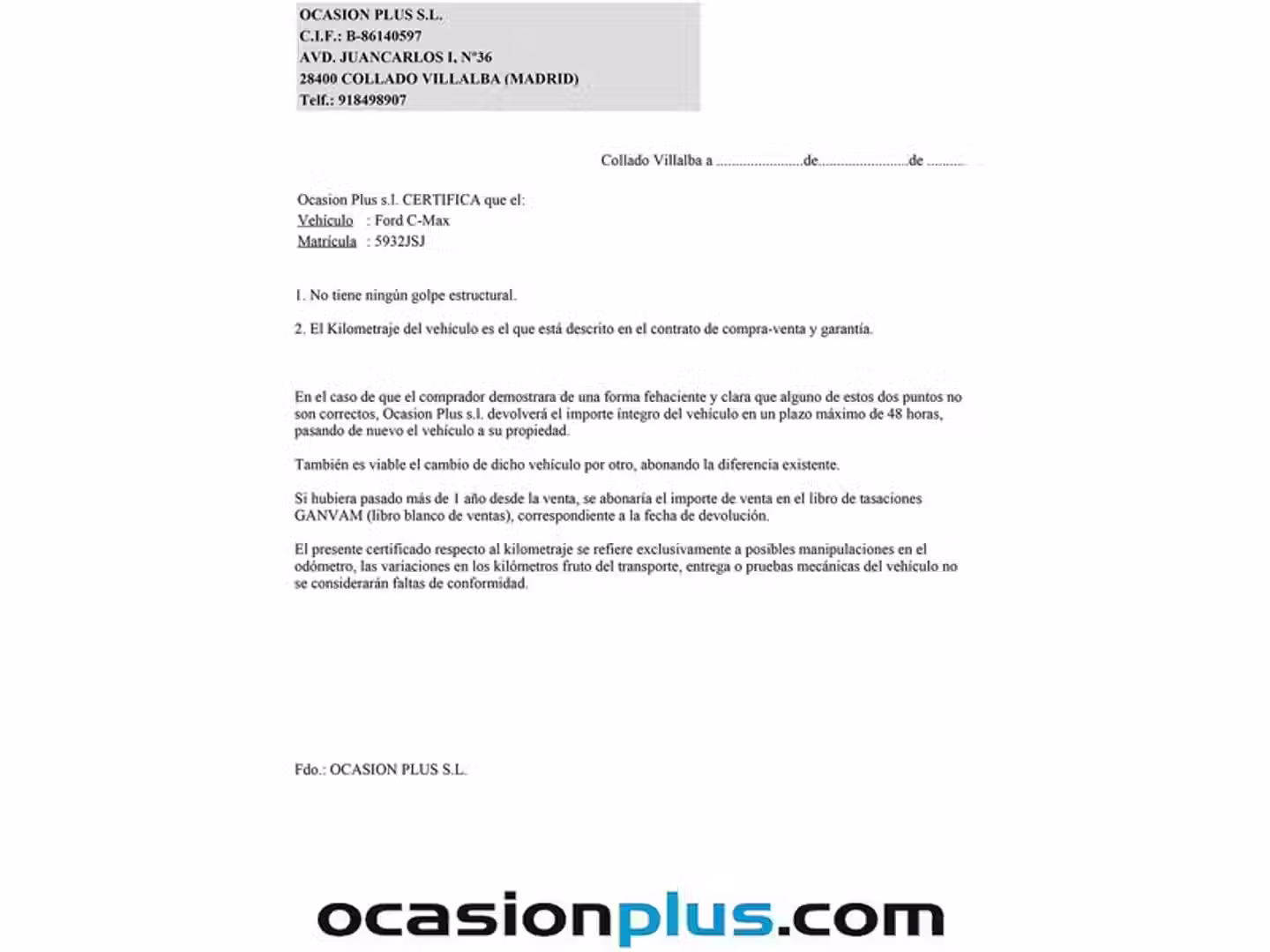Certificado