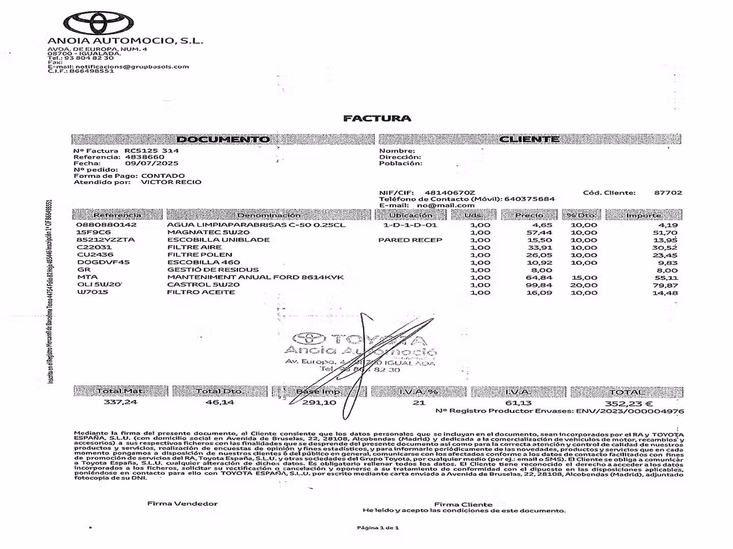 Mantenimiento