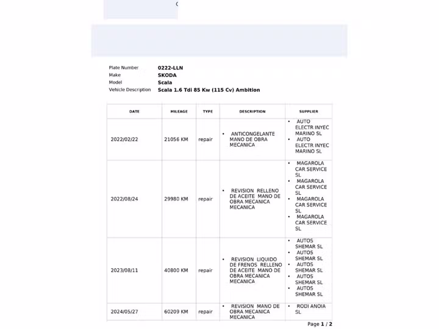 Mantenimiento