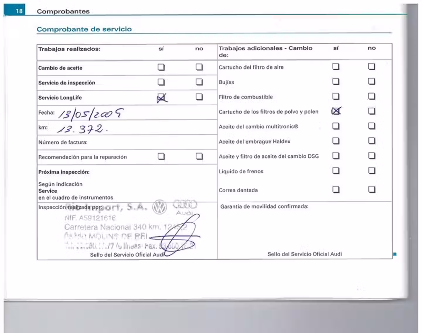 Mantenimiento
