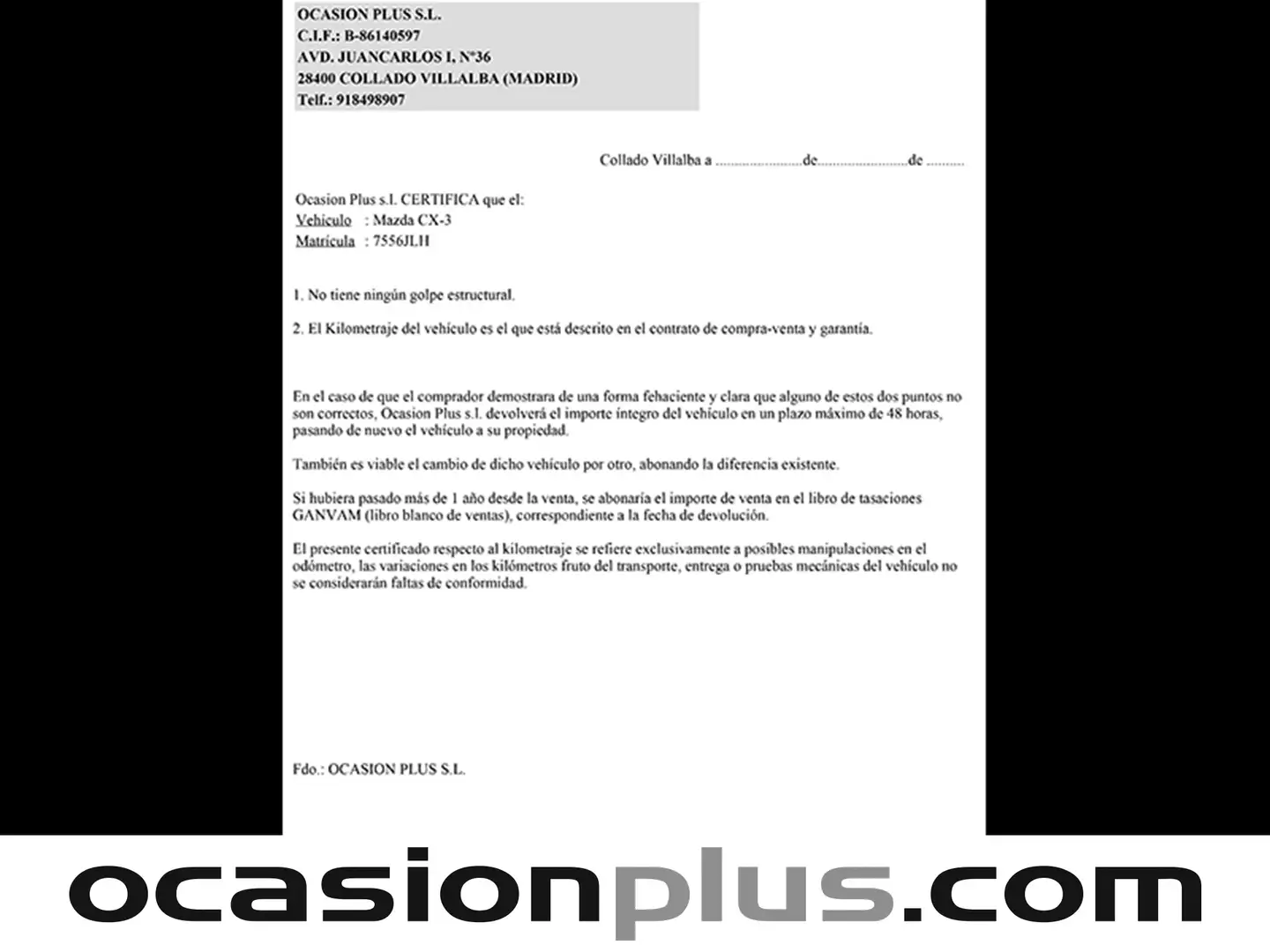 Certificado