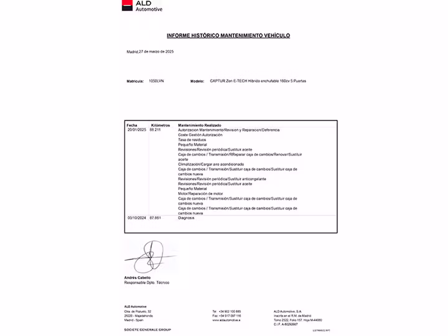Mantenimiento