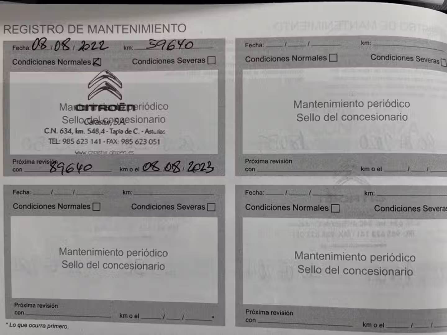 Mantenimiento