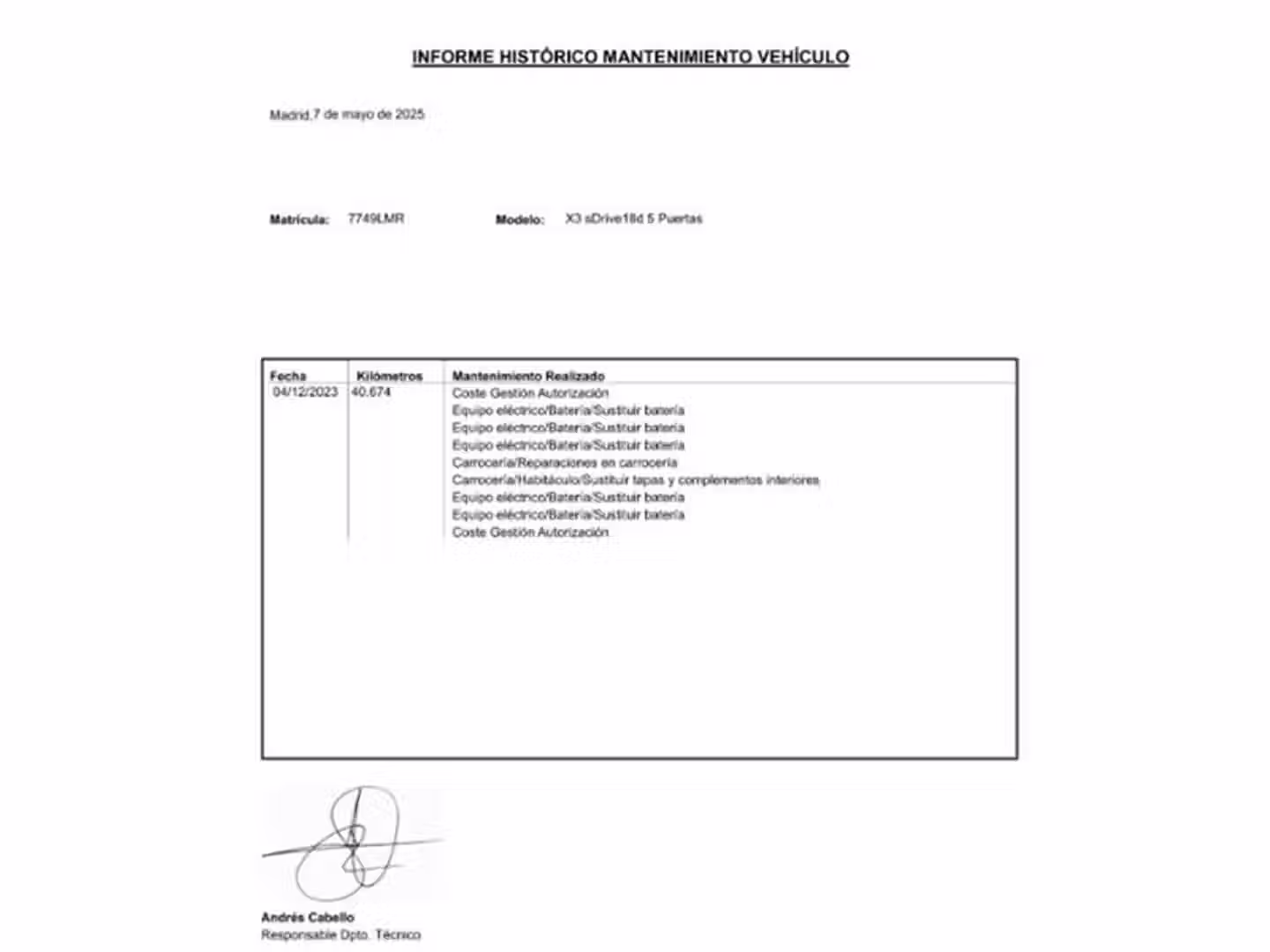 Mantenimiento