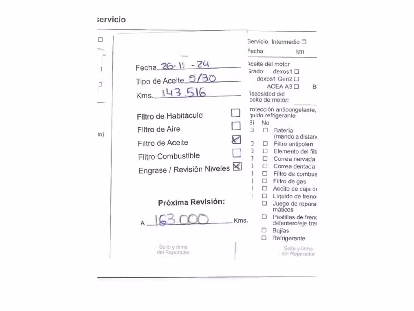 Mantenimiento