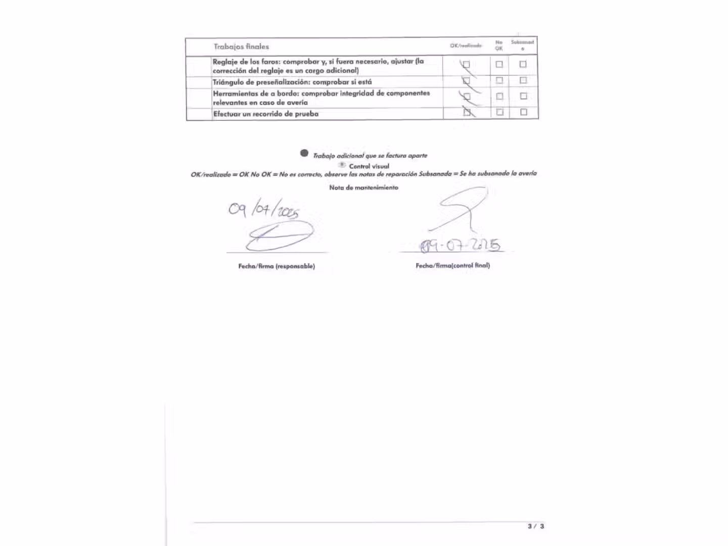 Mantenimiento
