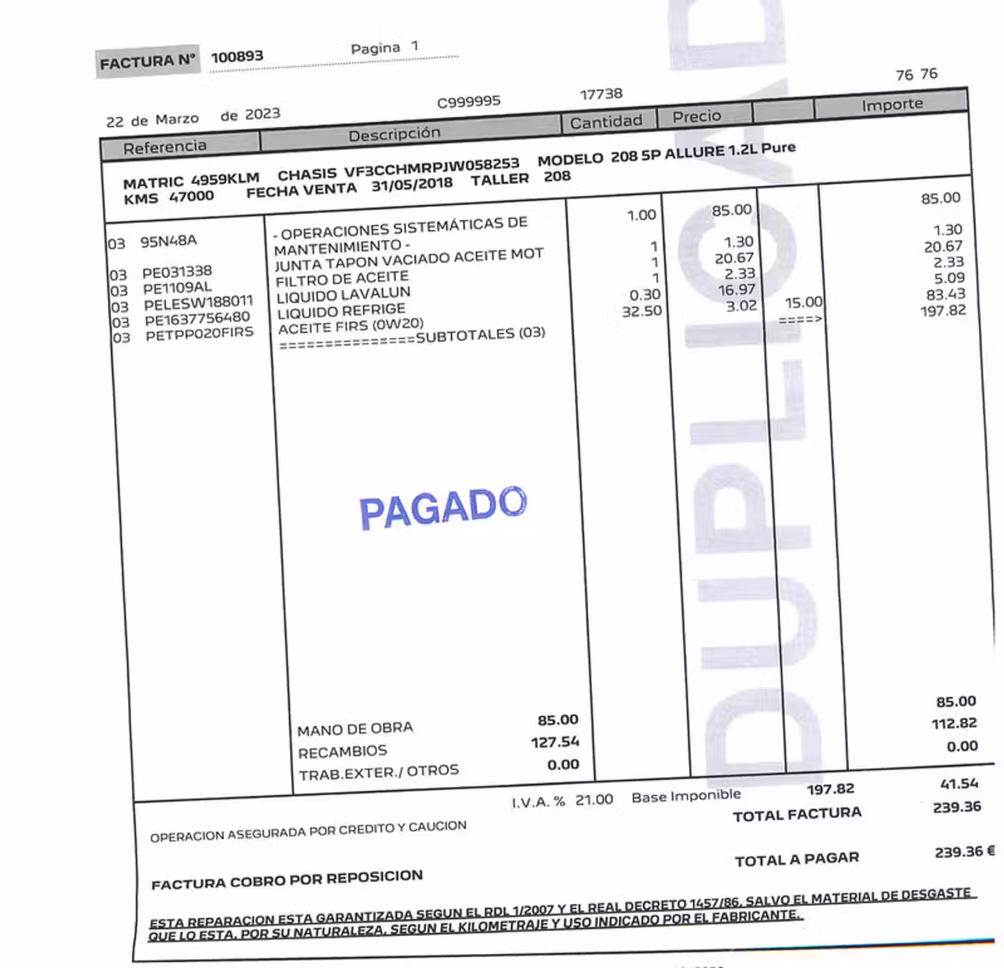 Mantenimiento