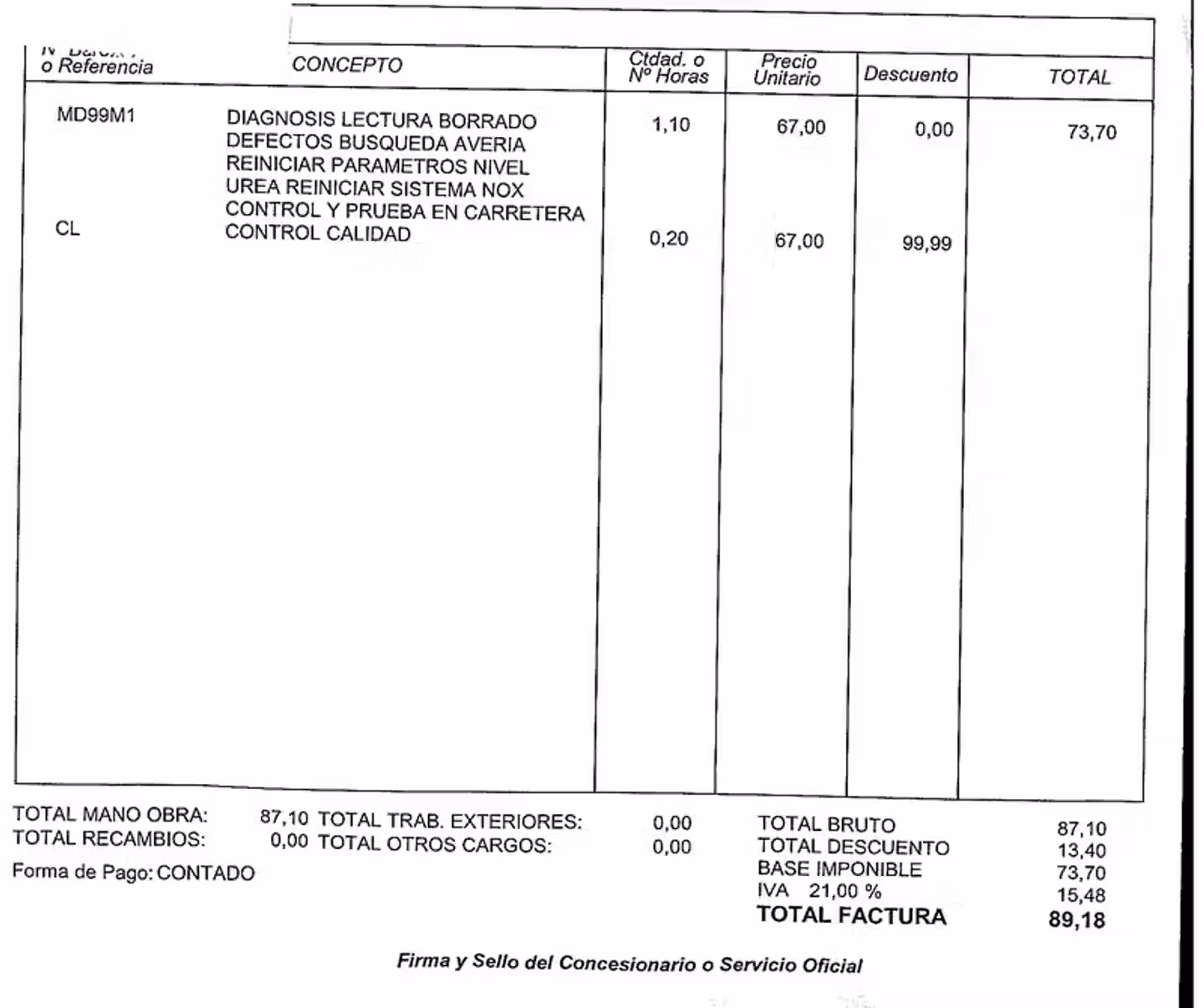 Mantenimiento