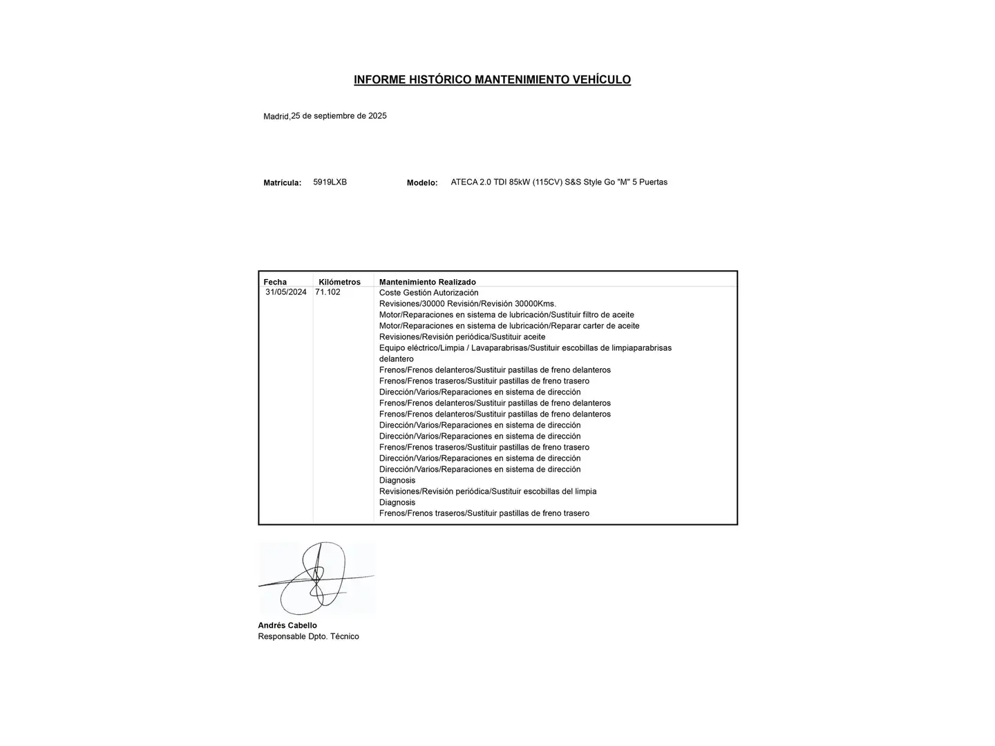 Mantenimiento