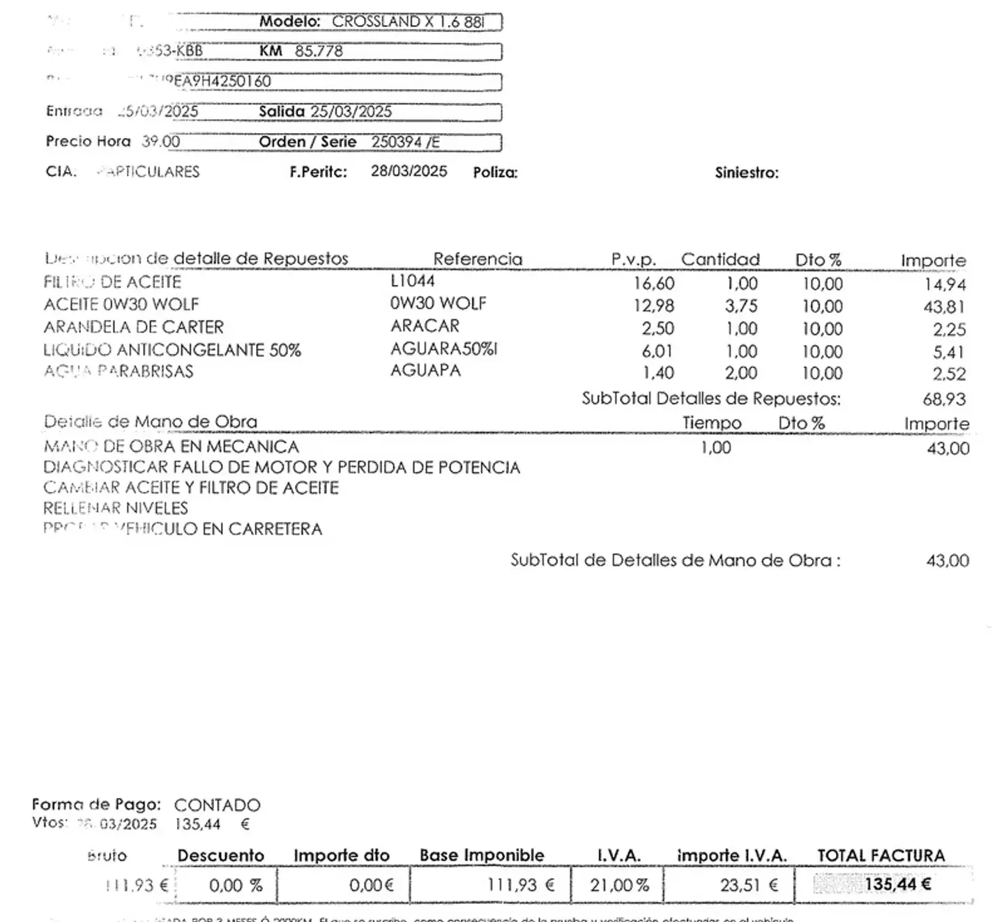 Mantenimiento
