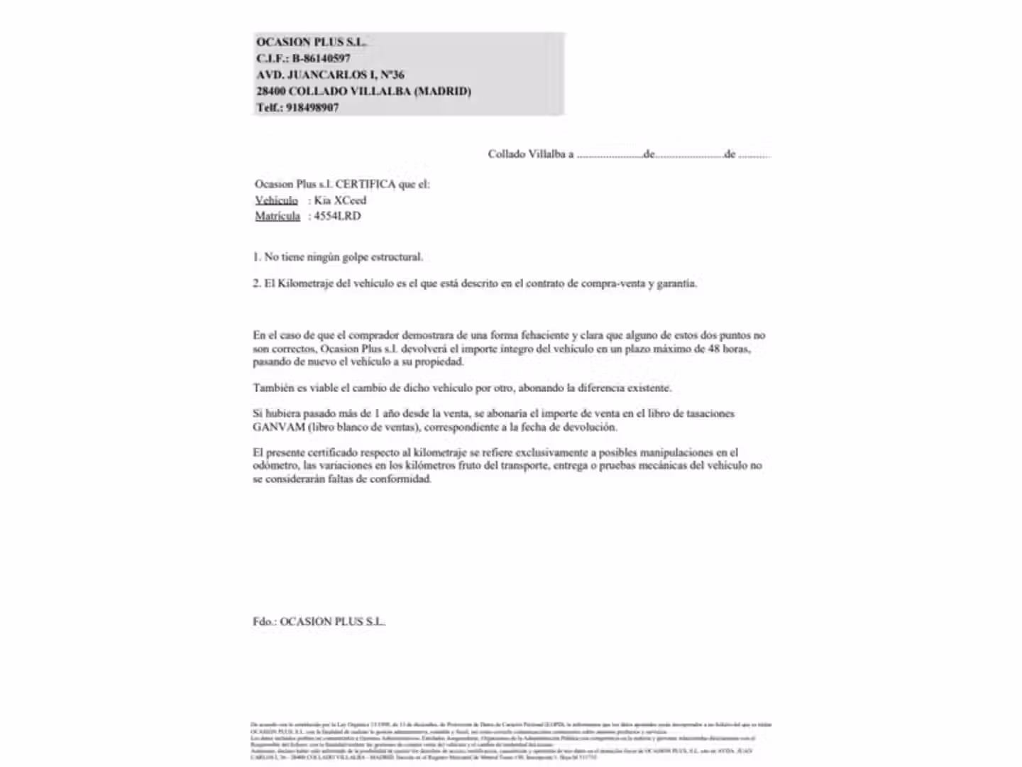 Certificado