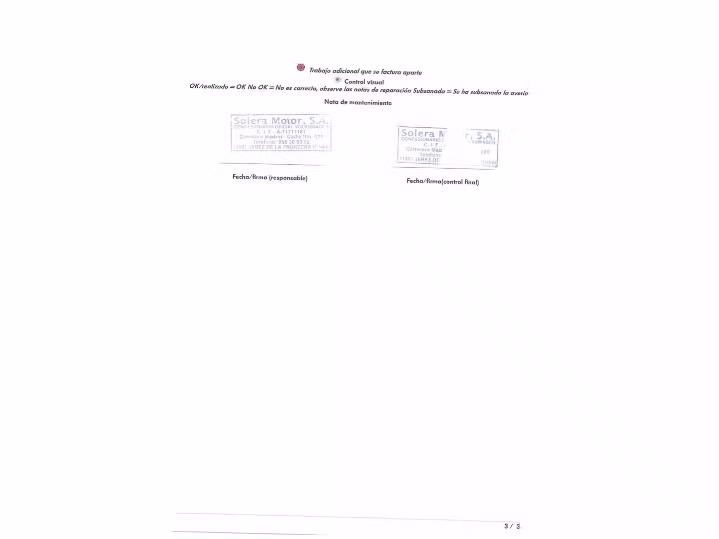 Mantenimiento