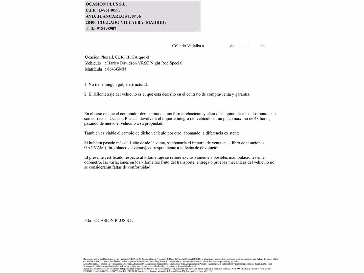 Certificado