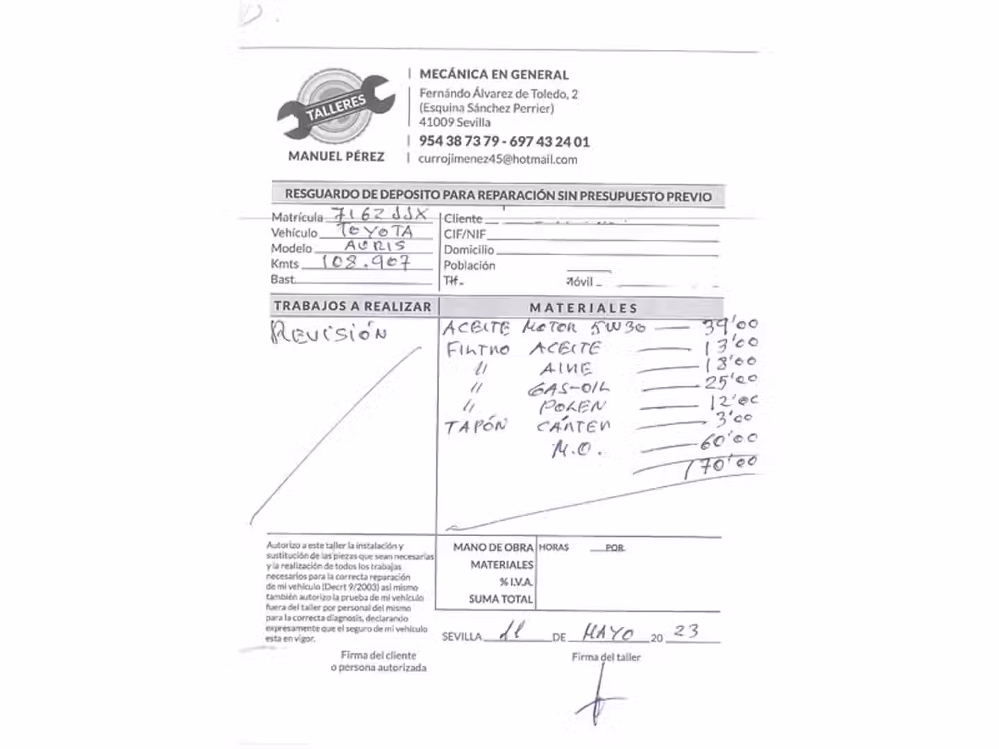 Mantenimiento
