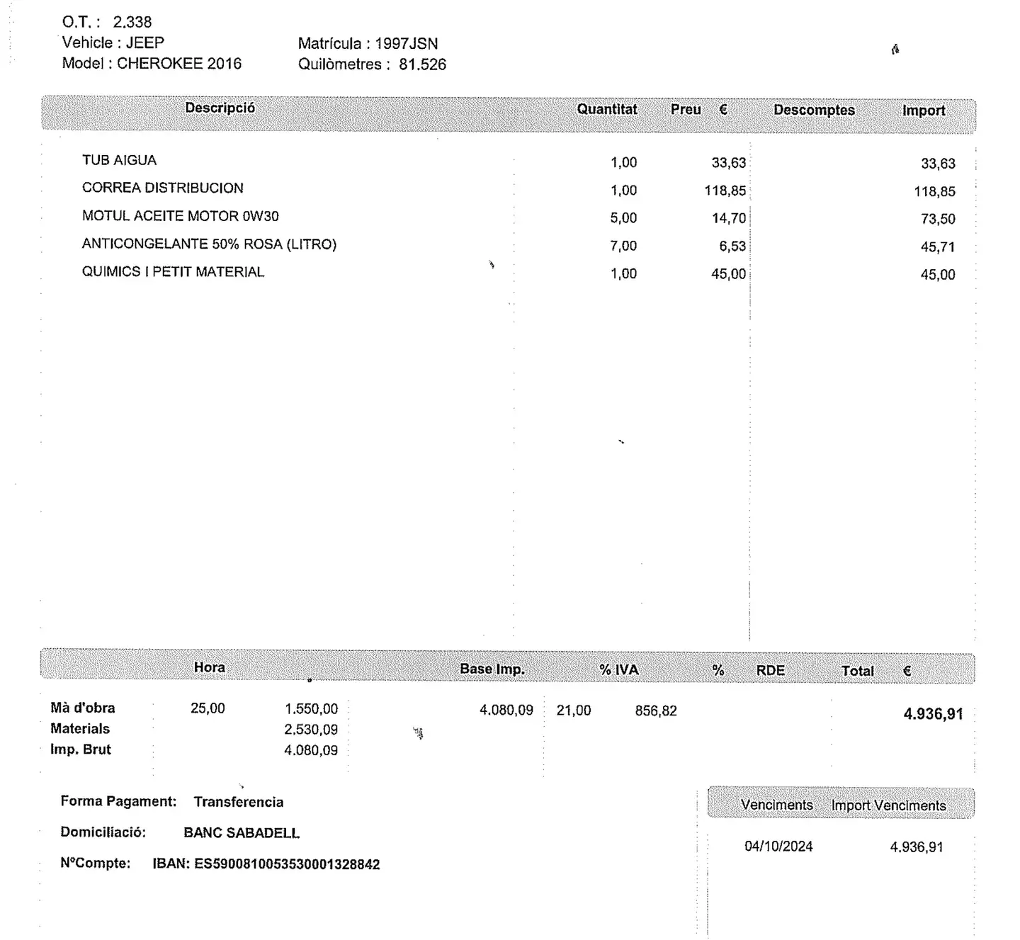 Mantenimiento