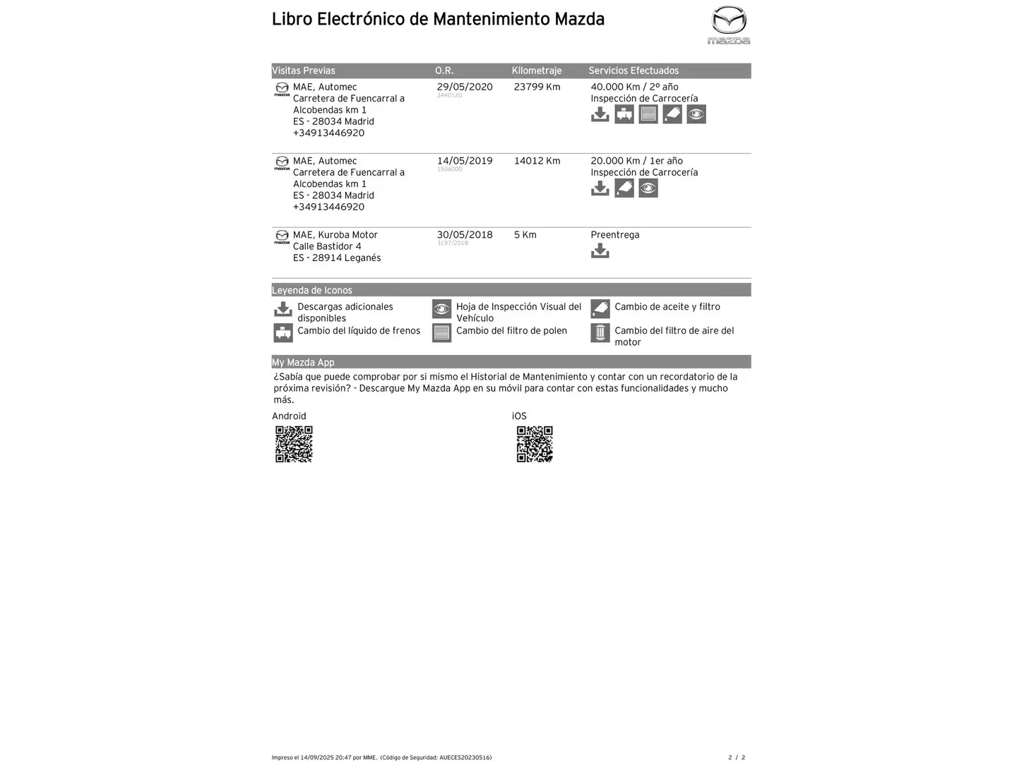 Mantenimiento