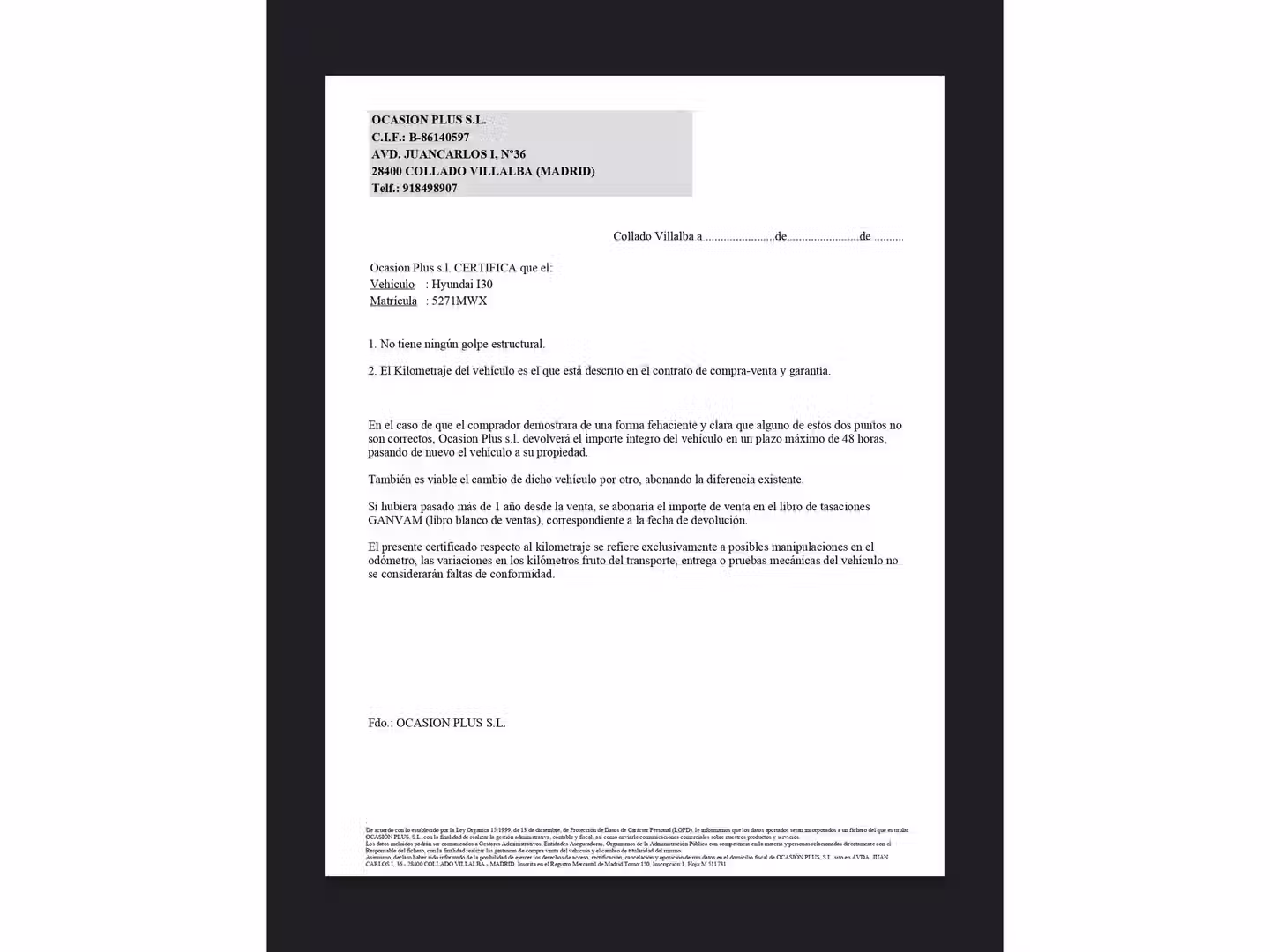 Certificado