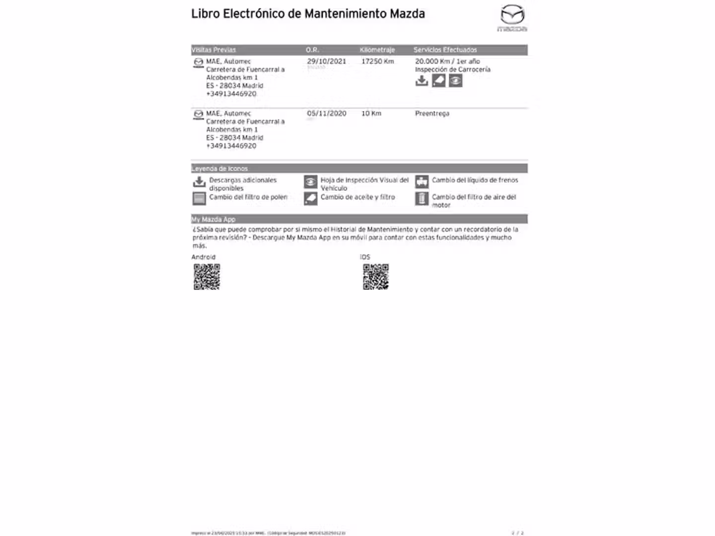Mantenimiento