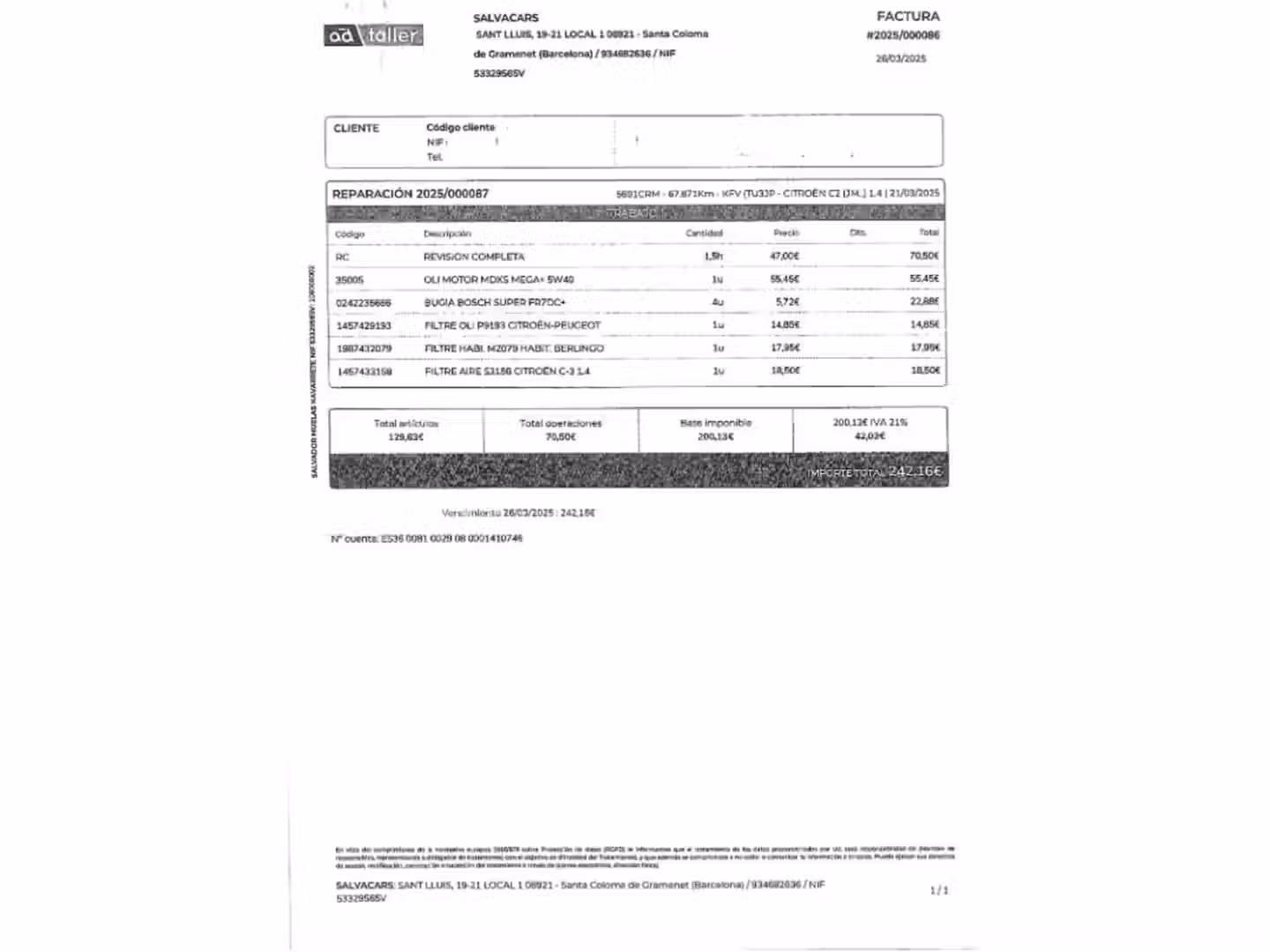 Mantenimiento