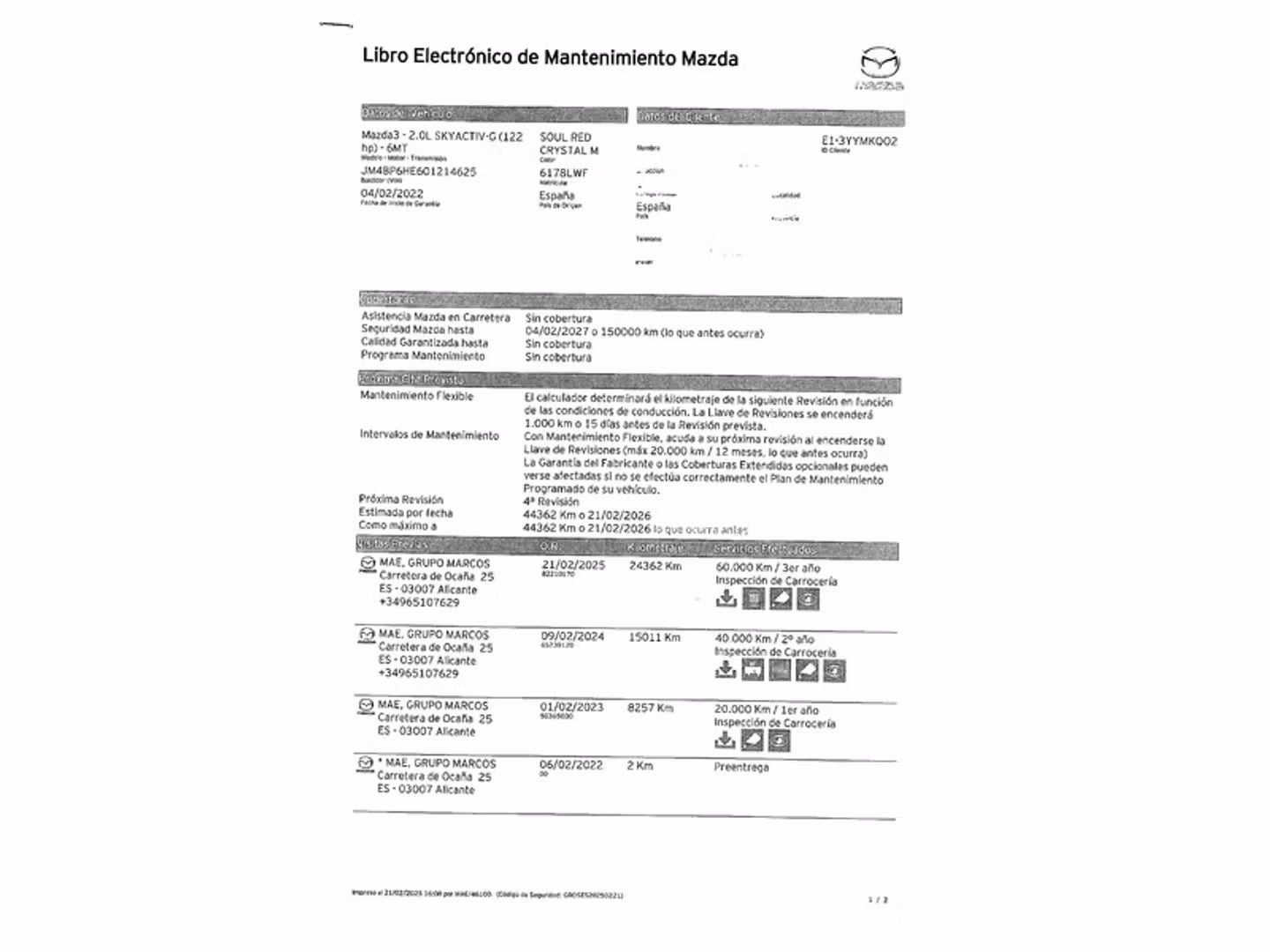 Mantenimiento