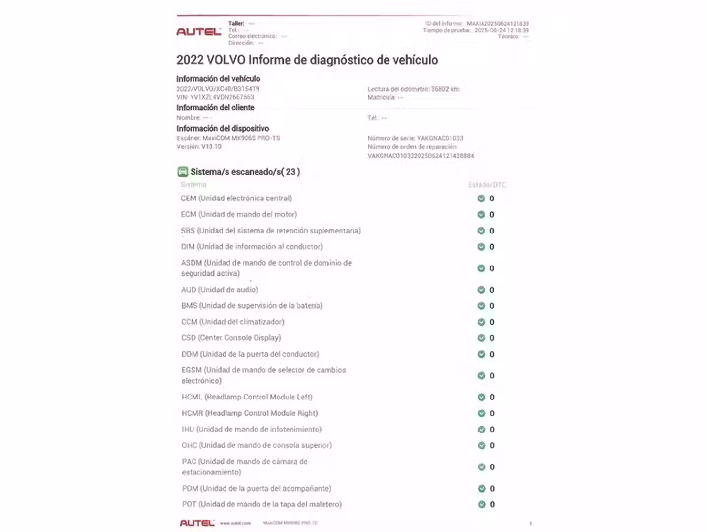 Mantenimiento