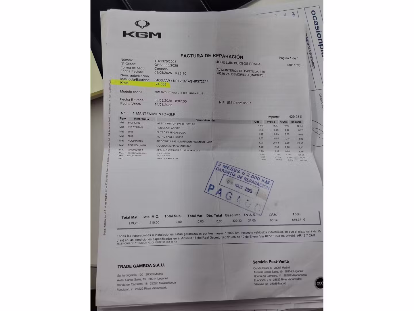 Mantenimiento