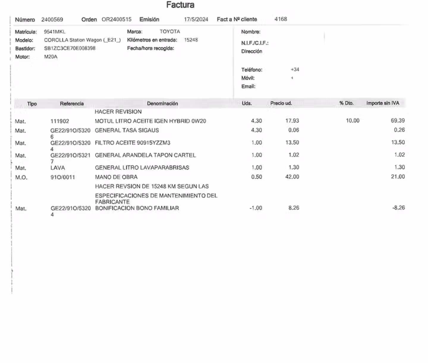 Mantenimiento