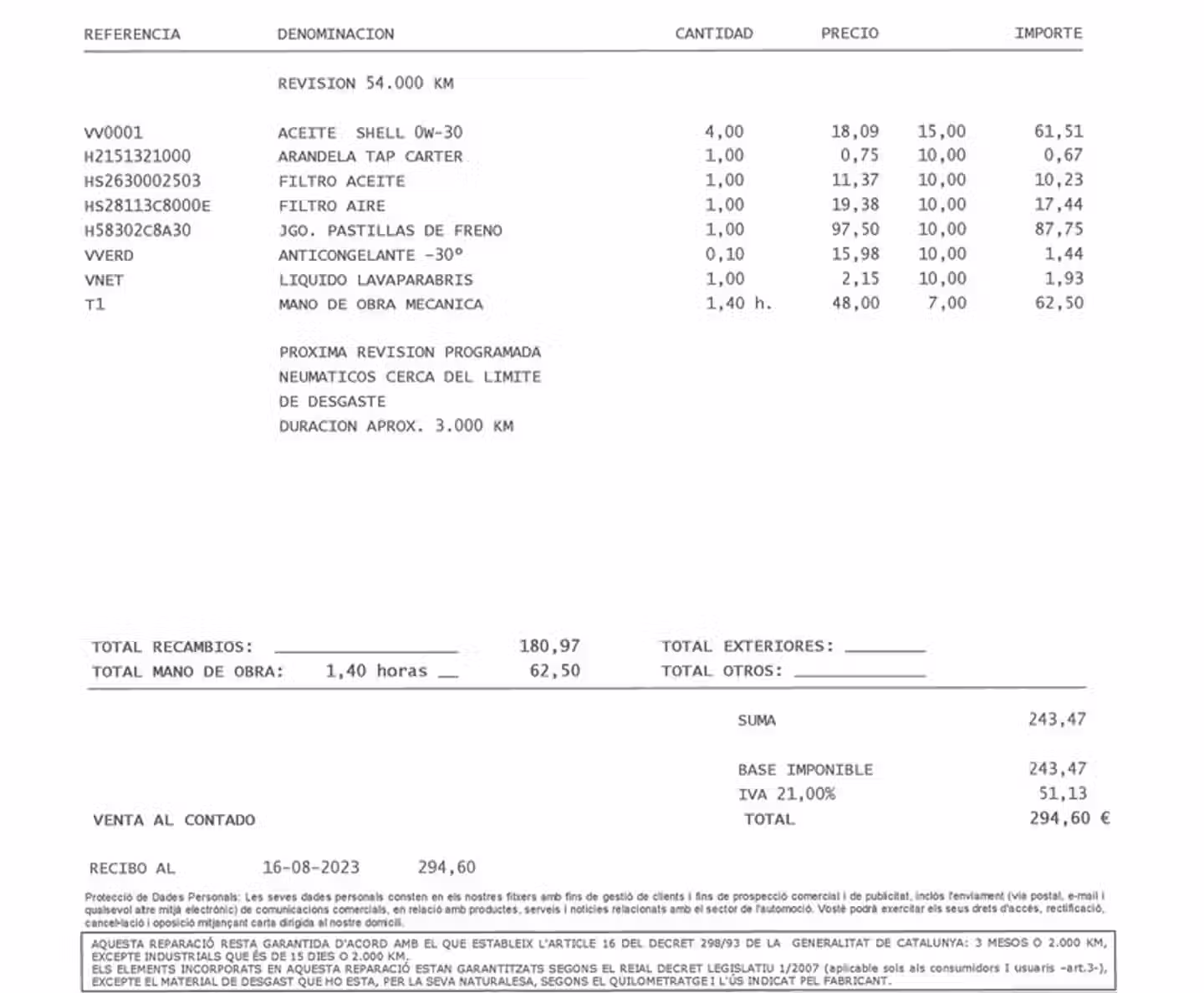 Mantenimiento