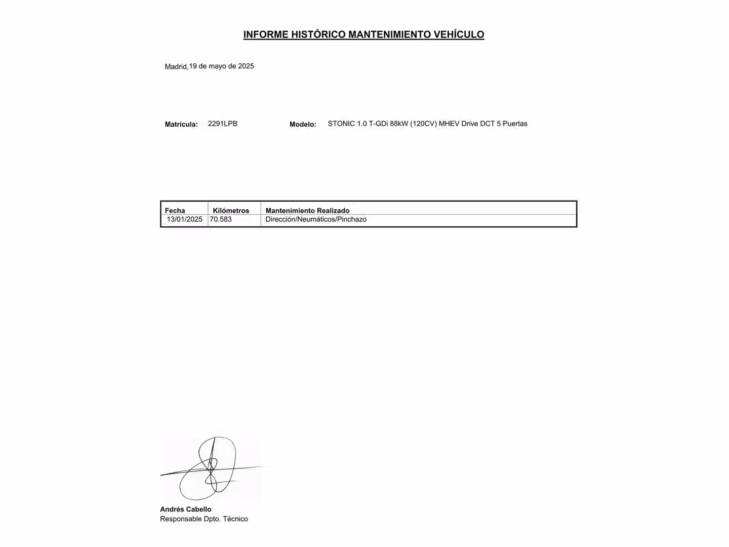 Mantenimiento