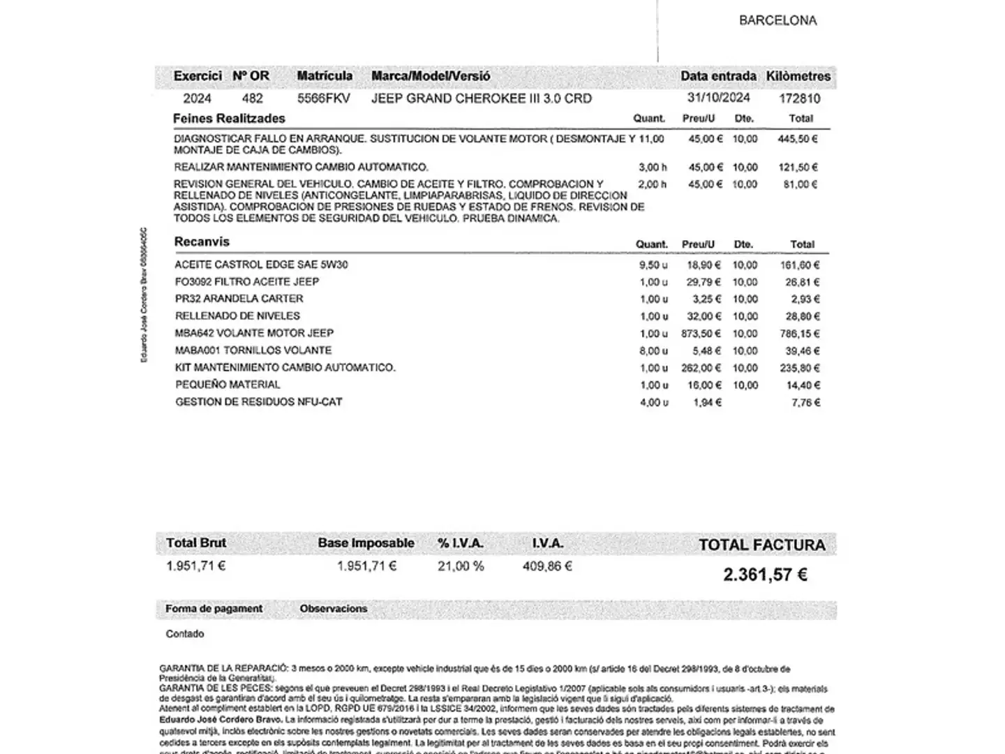 Mantenimiento