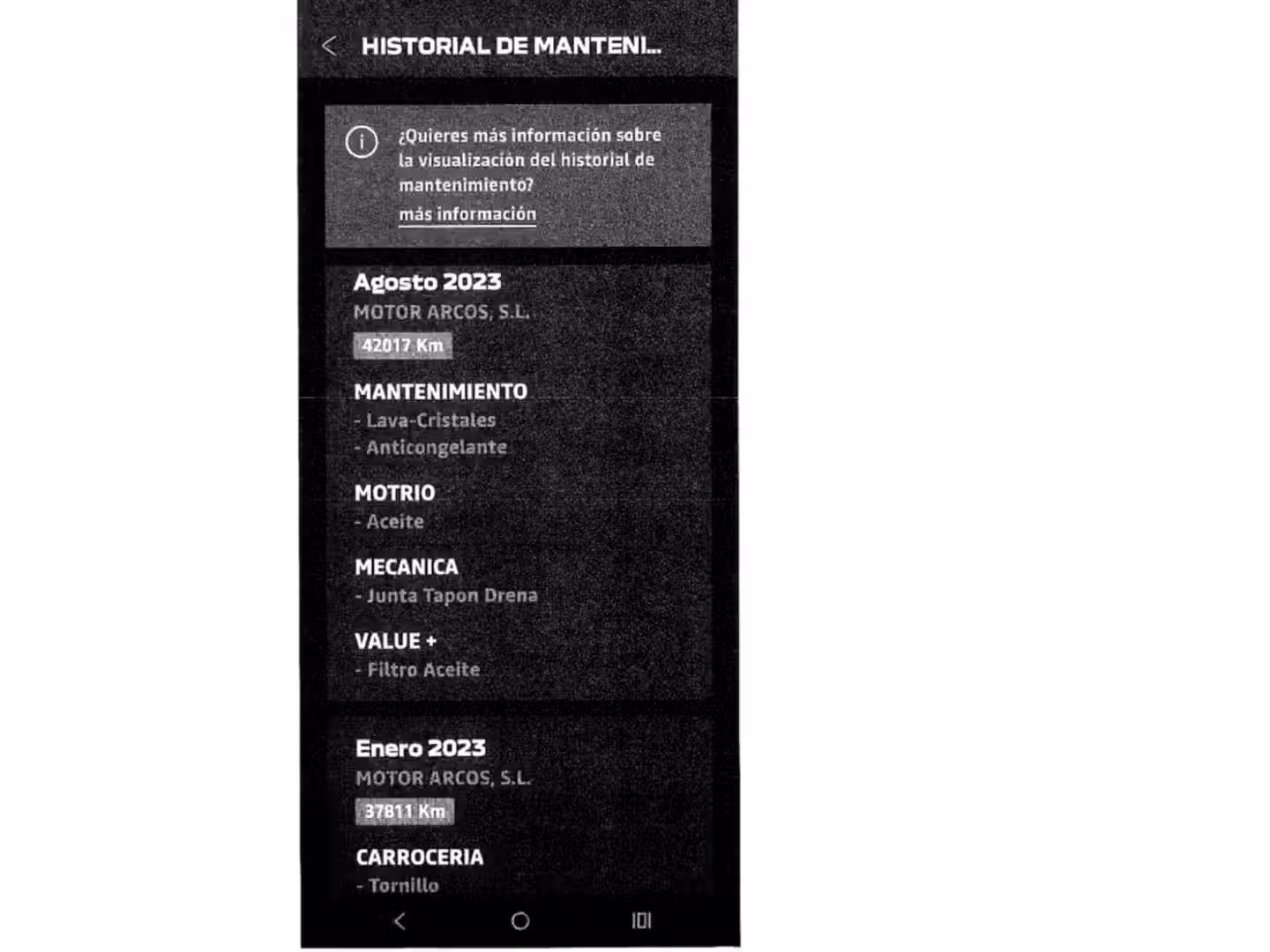 Mantenimiento