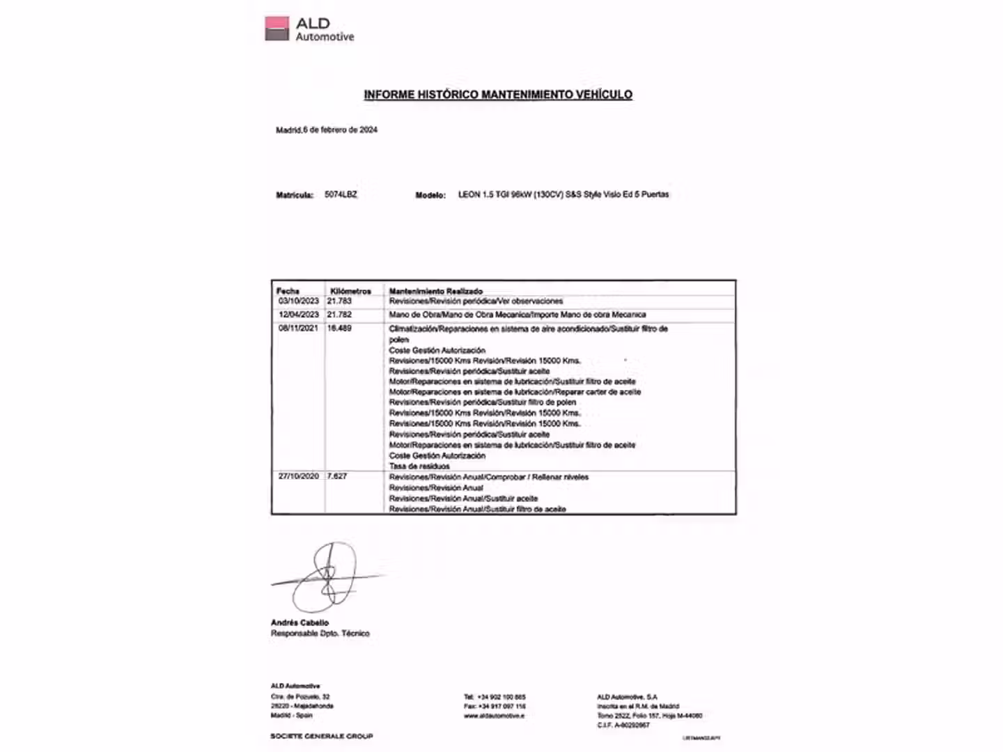 Mantenimiento