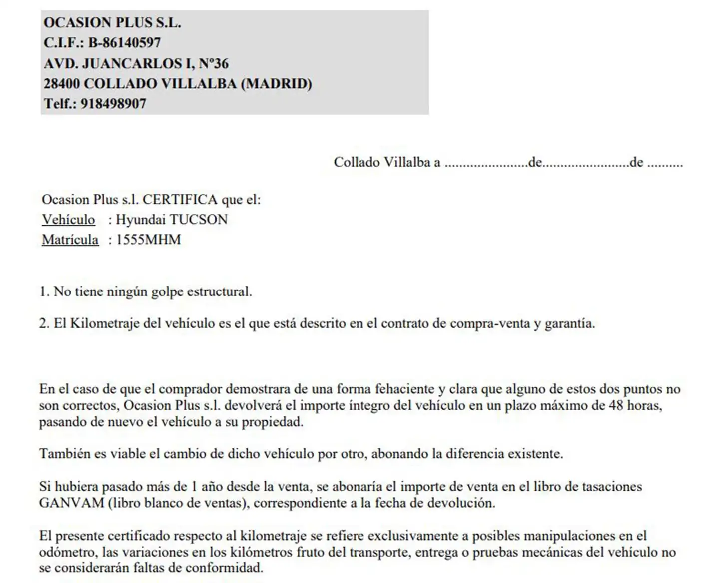 Certificado