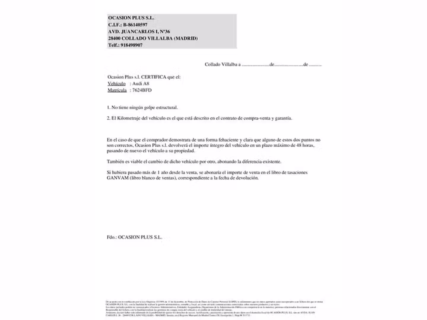 Certificado